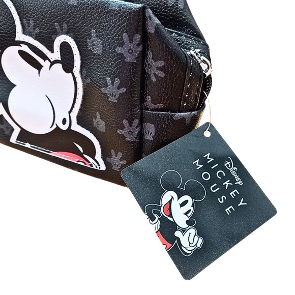 Mickey Mouse Black Cosmetic Bag - Toiletry Pouch – Travel Friendly - Picture 3 of 6